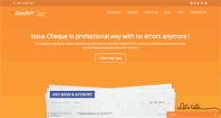 Desktop Screenshot of chequeprintingsoftware.org